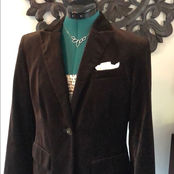 Fully Lined Faux Velvet Jacket - Picture 5 of 11